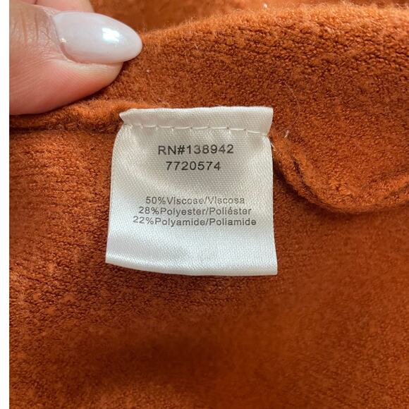 NWOT Twelfth Love Cardigan Rust - Picture 5 of 5